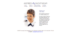 Desktop Screenshot of antibesyachtwear.com