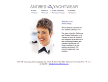 Tablet Screenshot of antibesyachtwear.com